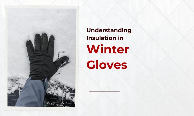Image of a person wearing winter gloves