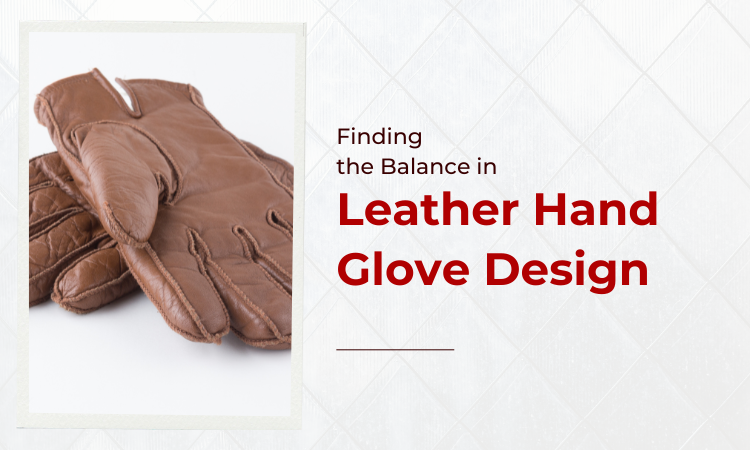 Image of brown color leather gloves
