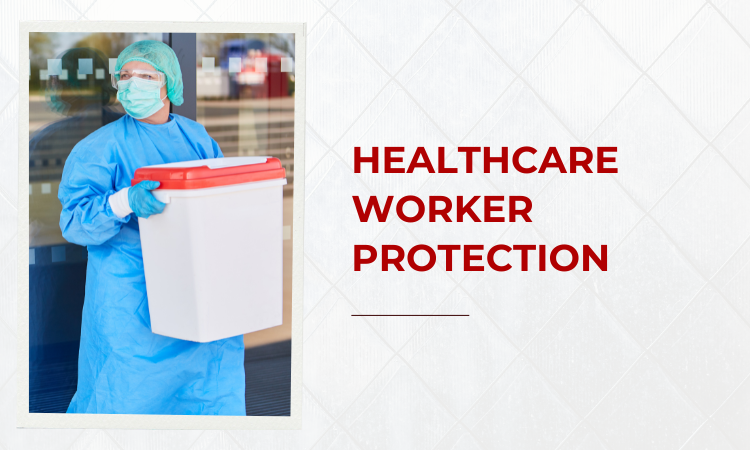 Image of a healthcare person wearing PPE