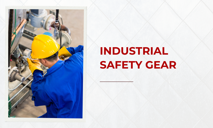 Image of a person wearing safety gear